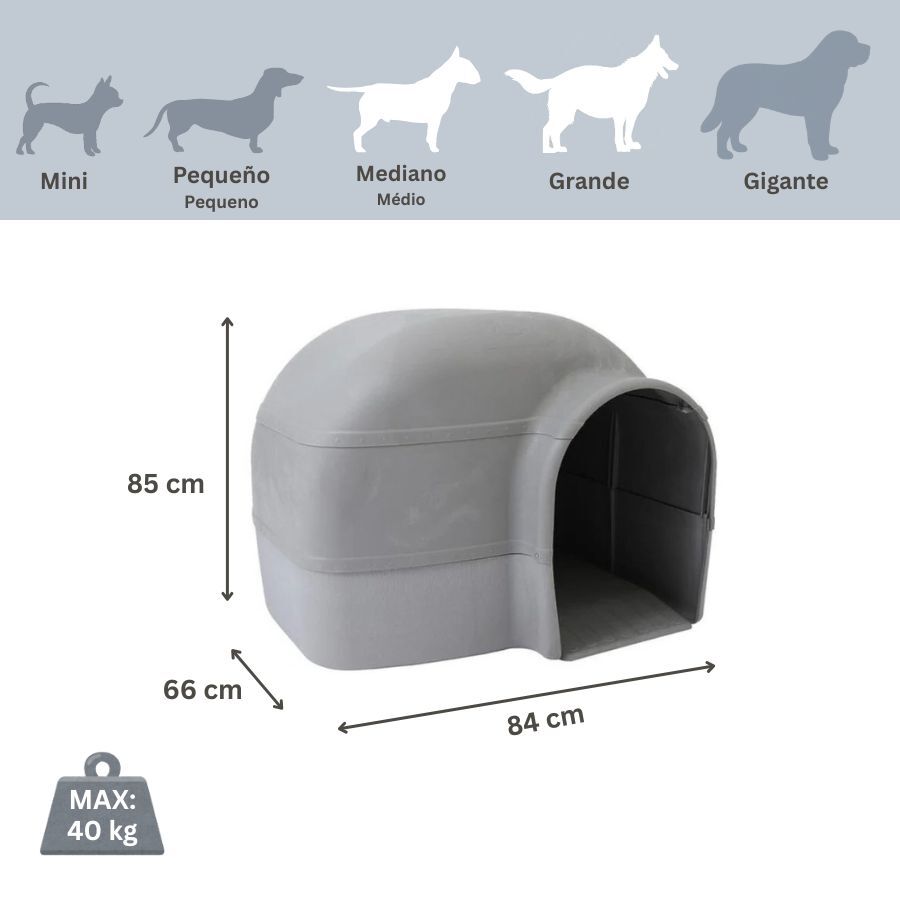 Petmate Husky Casa de Pl&aacute;stico para perros, , large Imagen numero 3